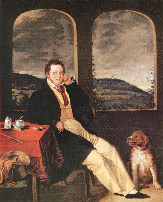Melegh_Portrait_of_a_Man_(Schubert)_1827